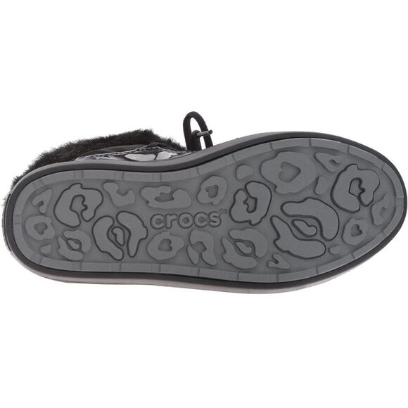 Crocs Lodgepoint Lace Boots In Black - Picture 4 of 8